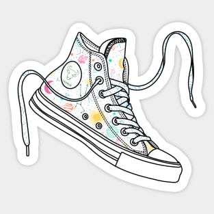 Taurus high tops - Pastel colours Sticker